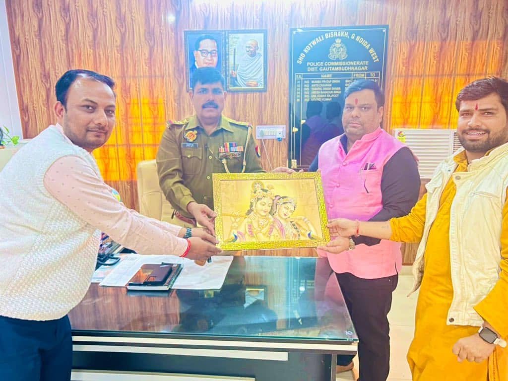 A courtesy visit to SHO Shri Arvind Kumar ji