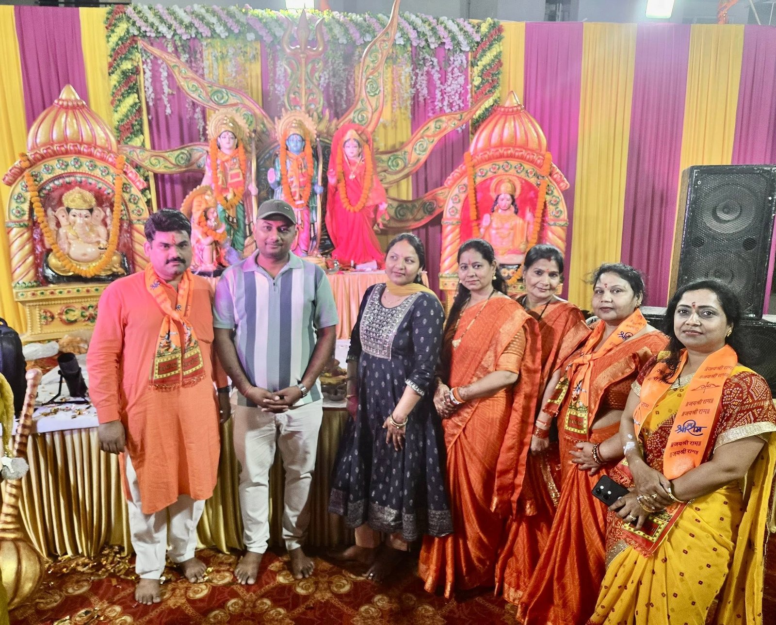 Grand Hanuman Janmotsav Celebration at JKG Palm Court Society