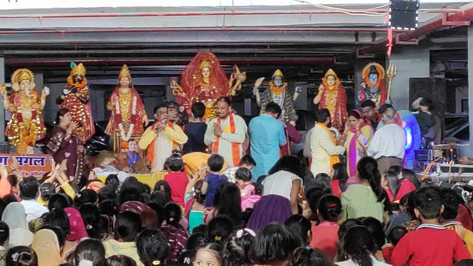 Thousands of Devotees Flock to 'Mata Ki Chowki' on Ram Navami