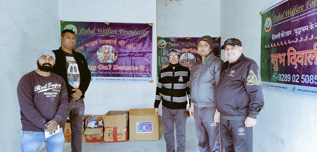 Blanket Seva at the Old-Age Home