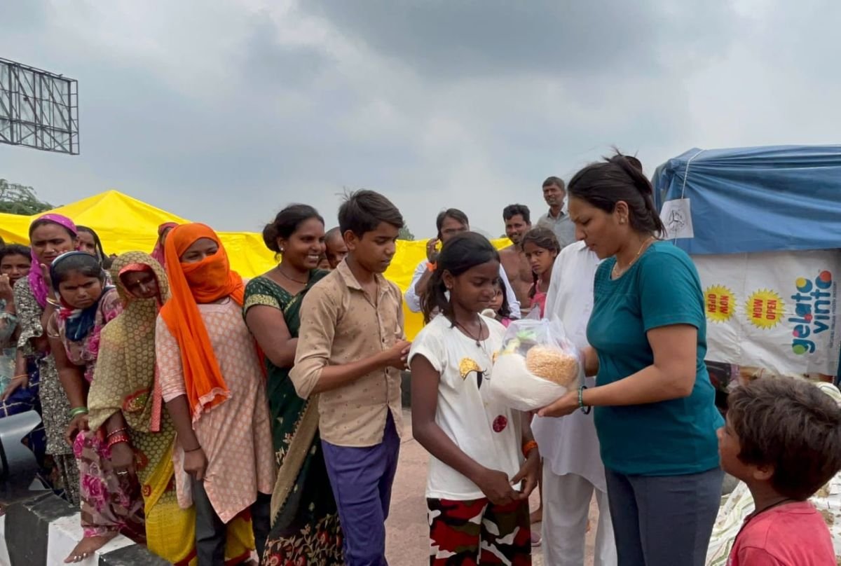 Relief for families affected by rising Yamuna water levels